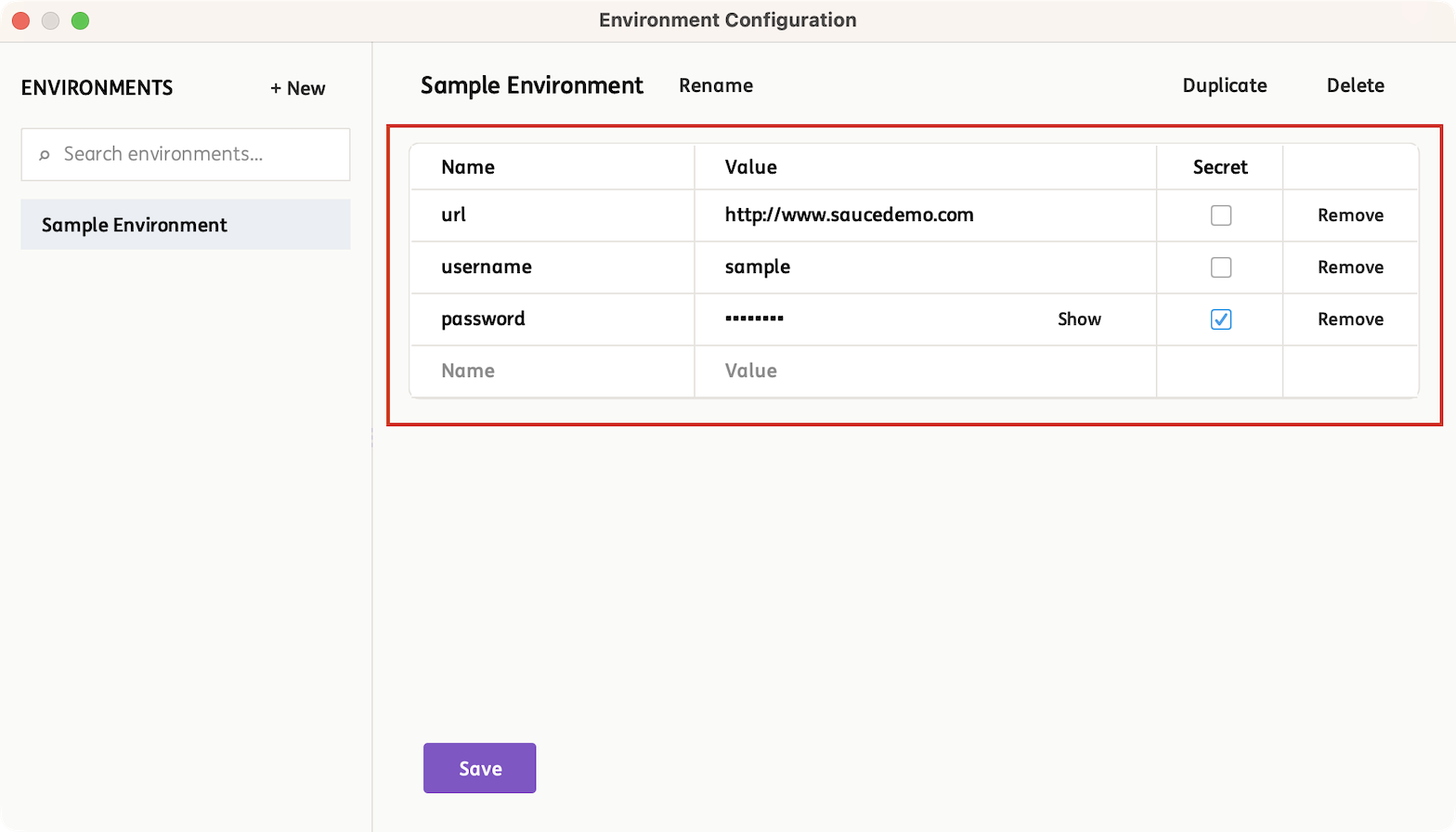 APIEnvironmentVariables