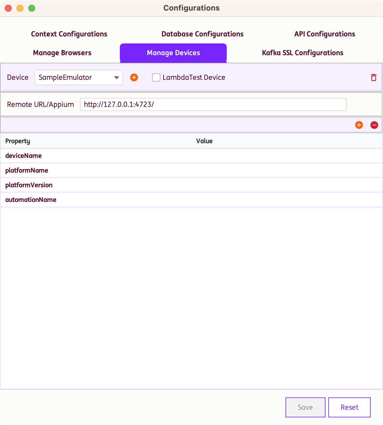 remoteurl createConfig
