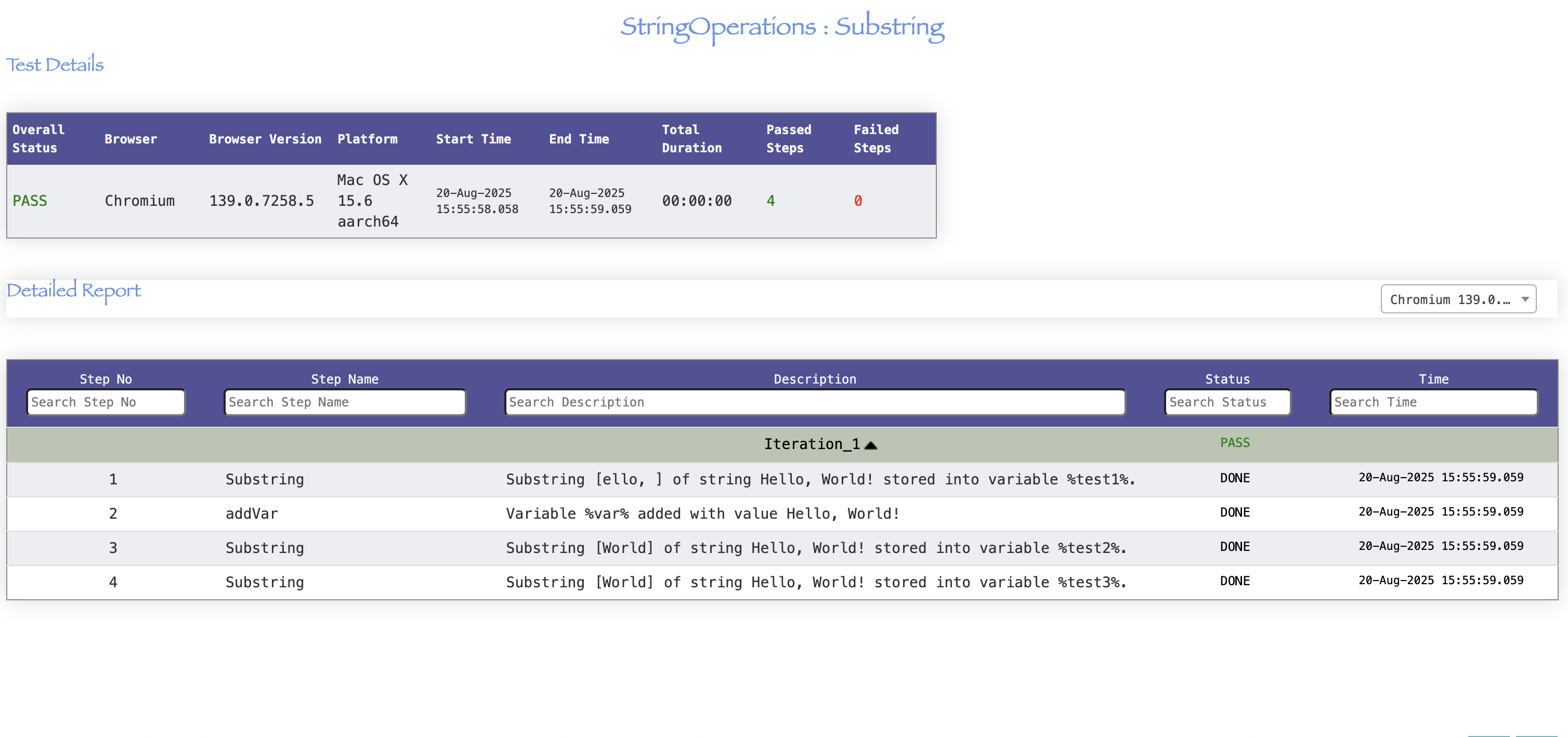 Substring Examples
