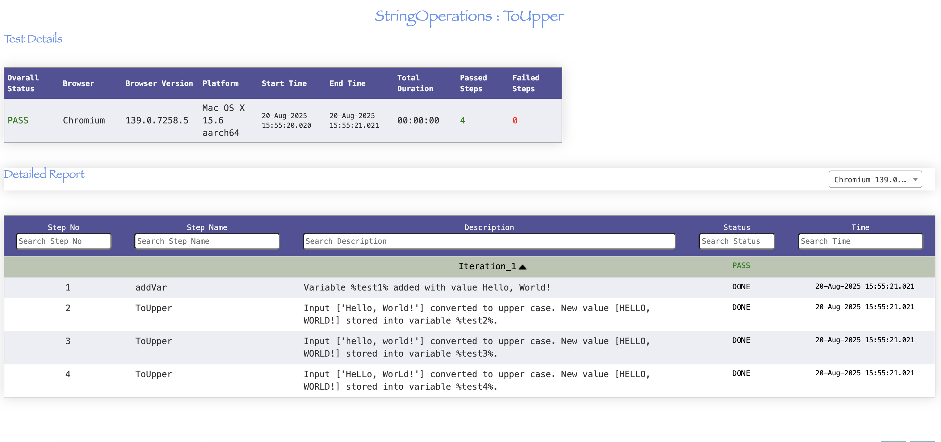 ToUpper Examples